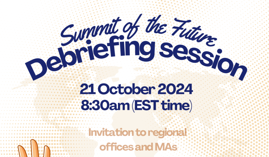 Summit of the Future Debriefing Session