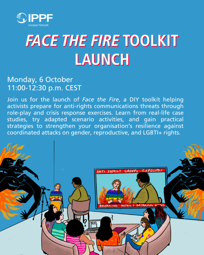 Face the Fire: A DIY toolkit to help activists role-play scenarios and prepare for anti-rights communications threats
